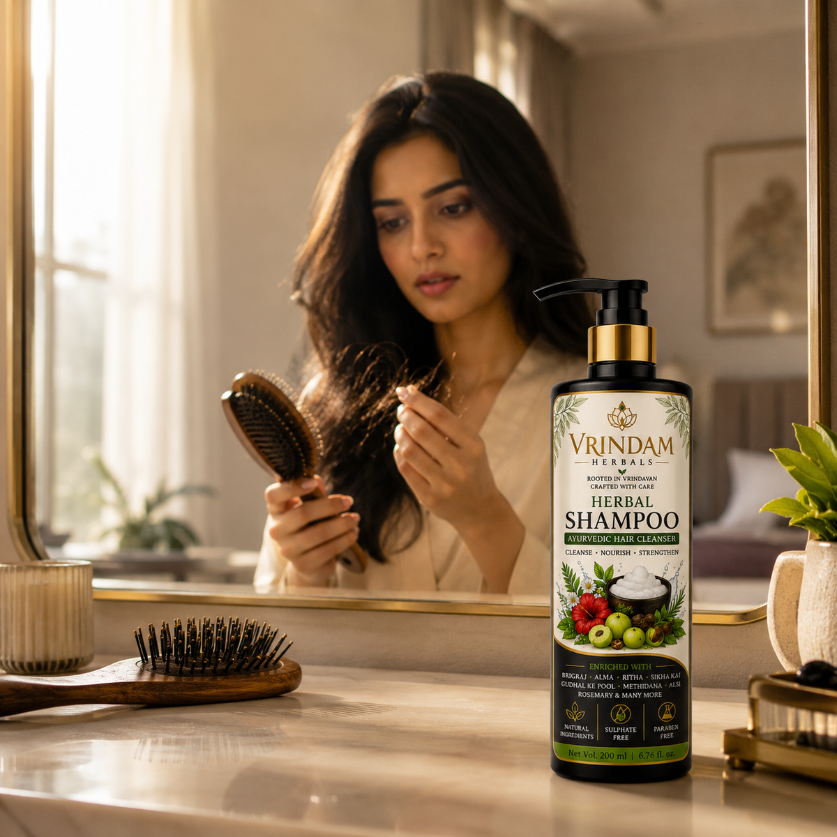 Vrindam Herbal Shampoo 100ml/200ml