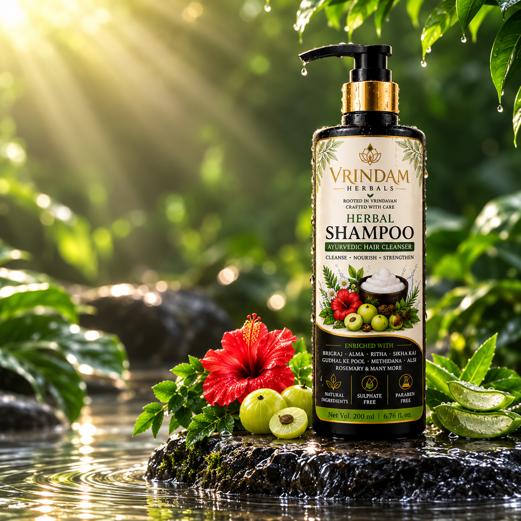 Vrindam Herbal Shampoo 100ml/200ml