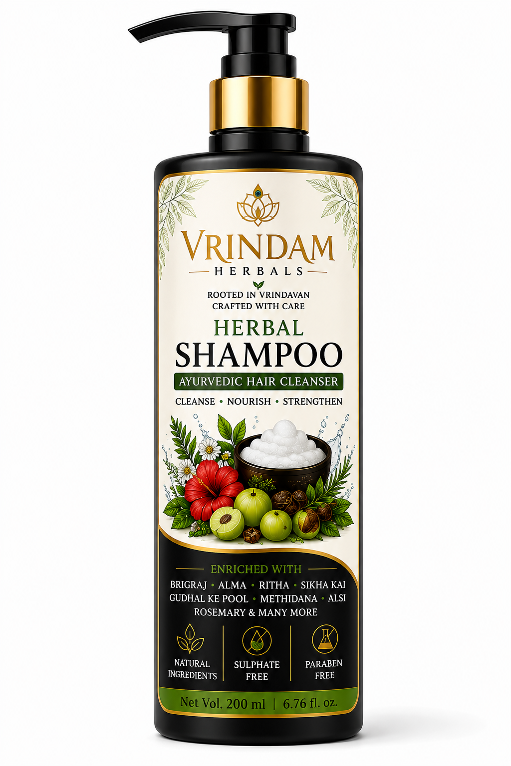 Vrindam Herbal Shampoo